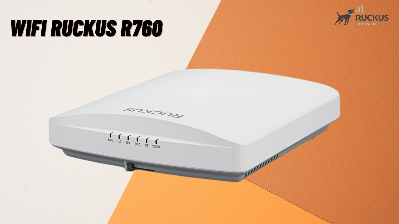 Hình ảnh thiết bị bộ phát Wifi Ruckus R760 Wifi 6