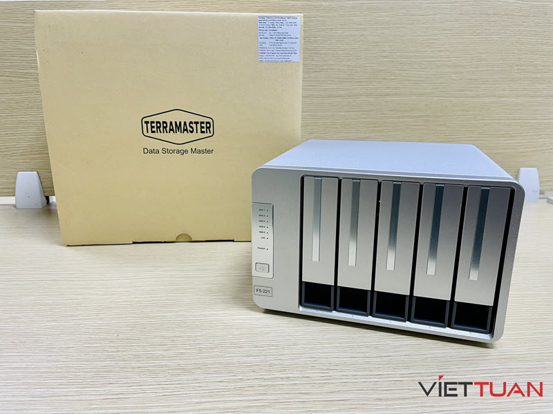 Hình ảnh minh hoạt thiết bị NAS Terramaster với 4 Bay