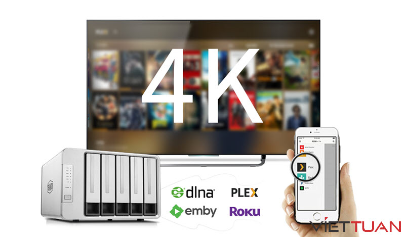 Sử dụng NAS để phát đa phương tiện đến TV với DLNA